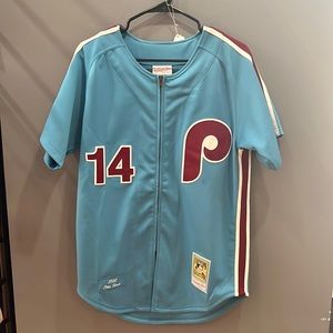 Mitchell and Ness Authentic Philadelphia Phillies Pete Rose Jersey Size Medium